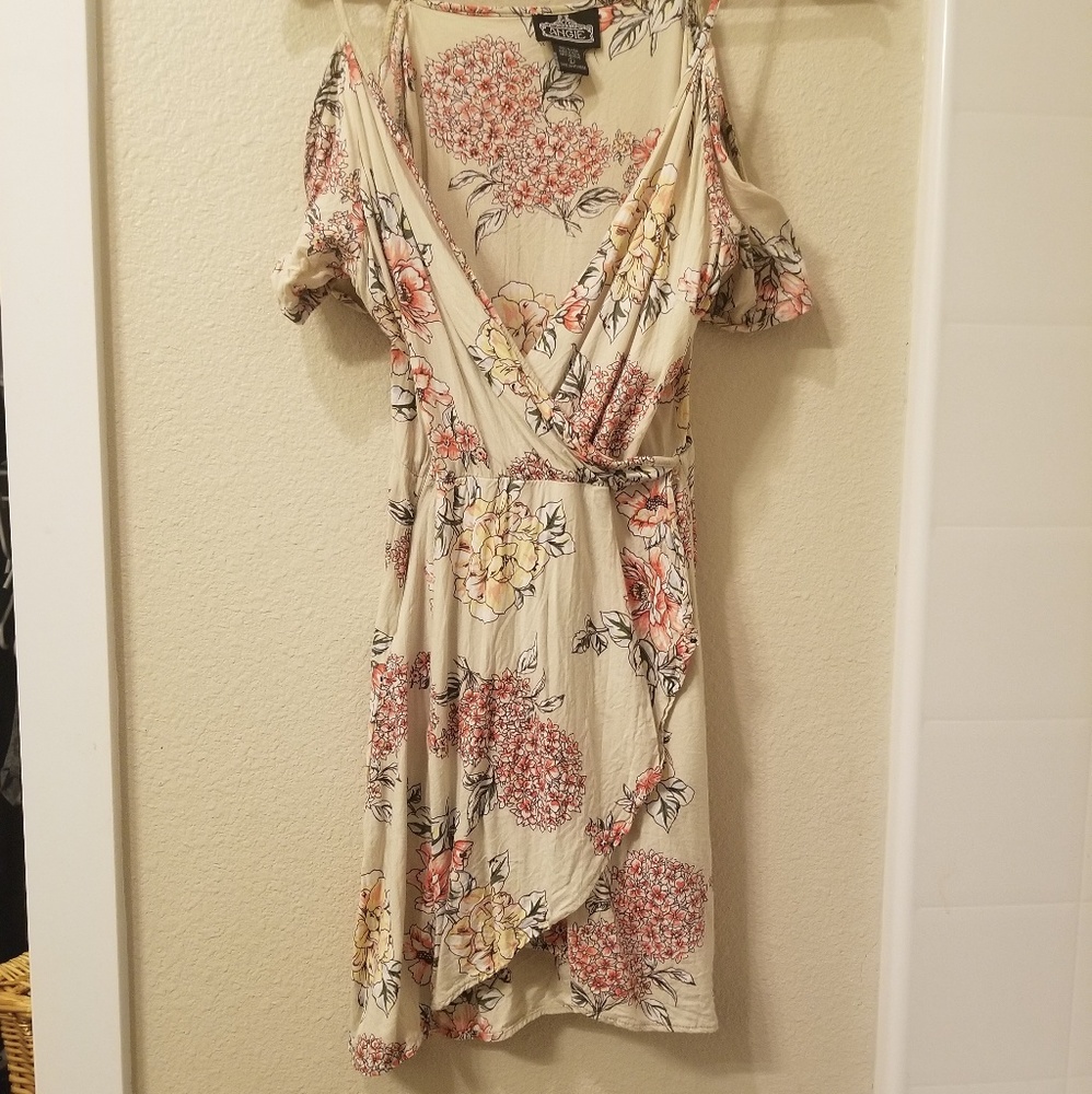 Angie cold shoulder mini dress or long top